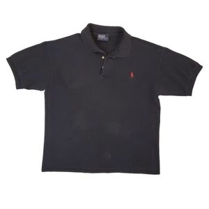 Ralph Lauren Polo Men's‎ Black Classic Short Sleeve Polo Shirt XL